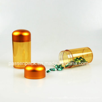 Amber Plastic Bottle for Tablet Packing (PPC-PETM-018)